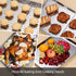Baking Sheet with Cooling Rack Set, 3 Premium Stainless Steel Cookie Sheets and Wire Racks, Non-Toxic