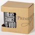 Primitives by Kathy Black and White Stoneware Coffee Mug, 20-Ounce, "There's A Chance This is Vodka"