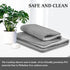 LuxStep Shower Mat - 24x16 inch Non-Slip Bath Mat with Drain, Quick Drying PVC Loofah for Tub, Shower, Bathroom (Grey)