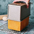 Pullman Loaf Pan with Lid, 1Lb Non-Stick Rectangle Toast Box for Oven Baking, Dough Capacity 8.3" x 4.8" x 4.3"