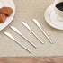 VANRA 5.8in 4-Piece Stainless Steel Dessert Knives Set, Kids Dinner Knife Appetizer Fruit Snack Serving Flatware