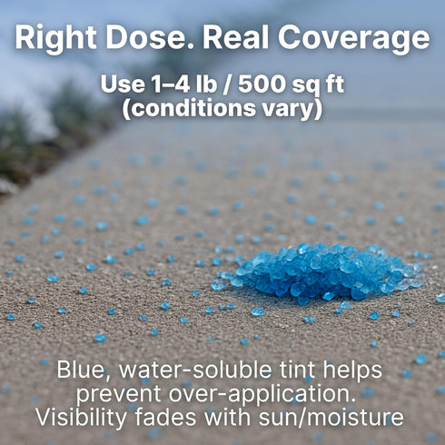 SymbionixEco 16F (27C) (4 8.5 lb.) Thawtful Blue Ice & Snow Melt Snow Melt, Rock Salt, Driveway & Sidewalk Salt
