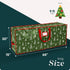 Handy Laundry Christmas Tree Storage Bag - Stores 9 Foot Artificial Xmas Holiday Tree, Zippered Bag, Durable Waterproof Material, Carry Handles. Protects Against Dust, Insects and Moisture. by Handy Laundry