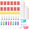Uiifan 120 Pcs Halloween Party Supplies Blood Bags for Juices Jelly Syringes