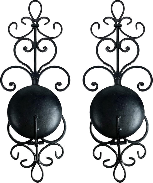 Set 2 (LY0017) Metal Wall Candle Sconce Holder of Hanging Wall Mounted Candle Sconces Holder, Wall Sconces Decor
