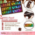 Ziliny Windmill and Diamond Holographic Chocolate Bar Mold Silicone, Rainbow Light Effect Chocolate Bar Deep Thick