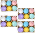 Set (6 Pack) Gift Boutique Pastel Speckled Easter Eggs Decorative Faux Eggs Spring Decor Basket Fillers Farmhouse