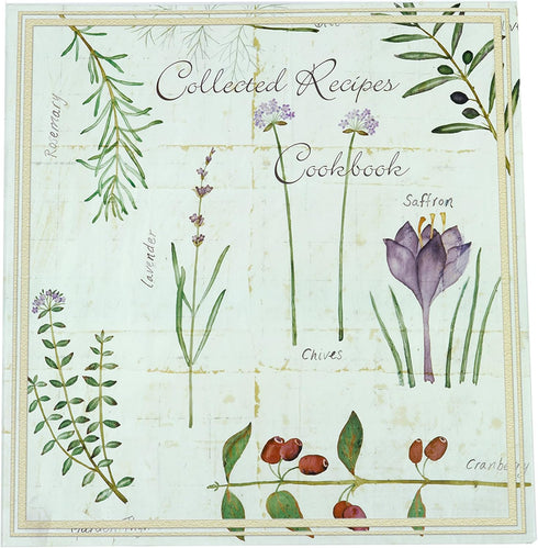 Meadowsweet Kitchens Recipe Card Holder Cookbook Mini 2 Ring Binder Organizer with 25 4 x 6 Cards