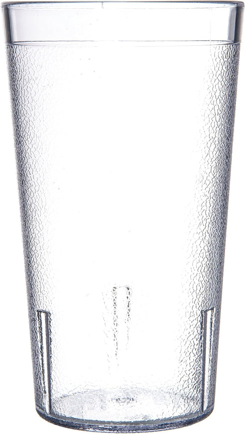 Carlisle FoodService Products Stackable Tumbler, 12 Ounces, Clear, Plastic, Pack of 24