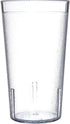 Carlisle FoodService Products Stackable Tumbler, 12 Ounces, Clear, Plastic, Pack of 24