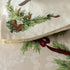 Benson Mills Christmas Ribbons Printed Fabric Cloth Napkins Set of 4, 19" X 19" for Holiday Tablecloths