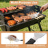 Set, 13.3" 11.3" (2 Pack) Stainless Steel Spatula Large & Small Slotted Fish Turner with Silicone Handle, Metal