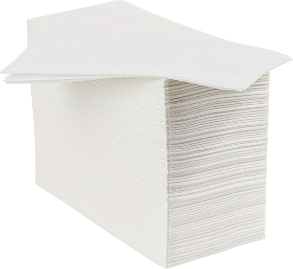 Disposable Guest Towels 200 Pack White Dinner Napkins - VALUE SIZE -