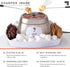 SHARPER IMAGE Electric Tabletop S'mores Maker, 6-Piece Set with 4 Skewers & 4 Serving Compartments