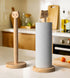 Countertop KitchLife Cute Wooden Paper Towel Holder - Solid Freestanding Paper Towel Dispenser Stand Organizer