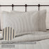 VHC Brands Hatteras Seersucker Blue Ticking Stripe Standard Sham, 21x27