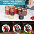 40 Pack 3 Oz Ritayedet Small Glass Honey Jars with Lids for Wedding Favor, Baby Showers, Airtight Glass Canning Jars