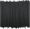 Tall Plastic Coffee Stir Sticks, 7 Inch Coffee Stirrer Sip Straws (Black, 1000)