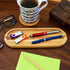 Totally Bamboo Catch All Spoon Rest for Kitchen Counter, 10" x 3.5"