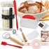 krhhchi Sourdough Starter Kit, Sourdough Bread Baking Supplies with Bread Proofing Basket, Starter