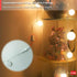 myCozyLite 20 Connectable,10ft LED Globe String Lights Plug in Blinking Lights Warm White Lights Balls with Timer