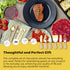 Charcuterie Boards Accessories Gold Utensils Set, Cheese Butter Spreader Knife, Small Serving Tongs, Forks, Spoons