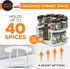Allstar Innovations Spice Spinner Two-Tiered Spice Organizer & Holder That Saves Space, Keeps Everything Neat