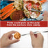 4 2 Pcs Walnut Cracker Tools, Windspeed Nut Crackers Three Opening Clips Nut Shell Openers Tools for Seafood Cracker