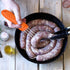 Wutfly 3-Prong 5.5" Sausage Pricker Tool, Stainless Steel Air Release Poker for Casings, Ergonomic Salami Perforator