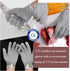 Oyster Shucking Knife Set of 2 Stainless Steel Knives and 2 Pairs Level 5 Cut-Resistant Gloves