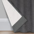 ECLIPSE Canova Blackout Thermaback Window Valance Curtains, 42 in x 21 in, Charcoal