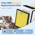 Vital 200S Pet Care Replacement Filter for LEVOIT Vital 200S Air Purifier, 3-in-1 H13 Grade True HEPA Activated Carbon,