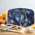 Butterfly Toaster Dust Cover 4 Slice, Washable Floral Anti-Sputtering Cover for Toasters and Bread Makers