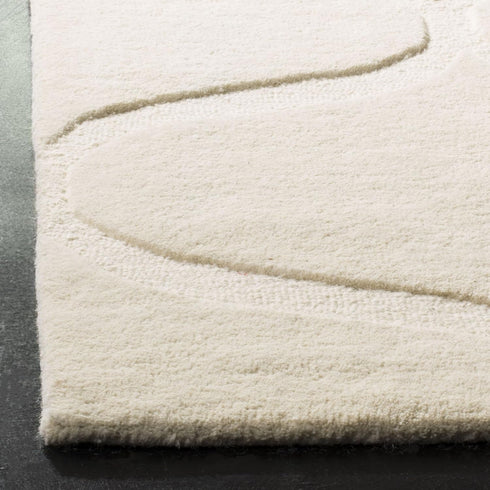 SAFAVIEH Cambridge Collection Accent Rug - Handmade Moroccan Ogee Wool, 2' x 3', Ivory, Ideal for High Traffic Areas