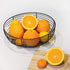CAXXA Countertop Fruit Bowl, Wire Basket for Fruits, Breads, Vegetables, Snacks, BLACK