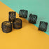 Set of 12 Black Jade Napkin Rings for Dining Table Decoration, Parties, Everyday Use, Wedding, Banquet, Party Decor.