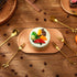 Stainless Steel Leaf Coffee Spoon and Appetizer Fork Set, 40 Pieces Mini Dessert Utensils for Coffee, Tea