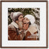 Axeman 16x16 Natural Solid Oak Wood Picture Frame with 12x12 Mat, Premium