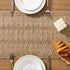 12x60 inch Socomi Boho Table Runner Easter Spring Farmhouse Burlap Jute Bamboo Rustic Dining Kitchen Centerpiece Decor