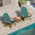 50x19.6 Inch Crestlive Adirondack Chair Cushion, Water Repellent, Fade Resistant, High Back Outdoor Rocking Chair