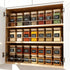 20 Pack 10 oz Set, TBWIND Square Glass Spice Jars with Lids and Labels Airtight Small Spice Containers Clear Glass