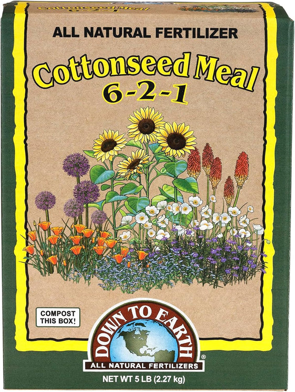 Down To Earth All Natural Fertilizers Organic Cottonseed Meal - Plant Food