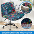 Levoberg Armless Armless #3 Criss Cross Office Desk Chair Cover Slipcovers Printed Vanity Desk Chair Covers Cross