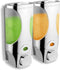 HotelSpa Curves Luxury Shower Dispenser System, Soap/Shampoo/Lotion, Modular Design (Pack of 2)
