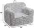 ALIMORDEN Kids Ultra-Soft Snuggle Foam Filled Chair, Glow-in-The-Dark Dinosaurs Fossil Pattern Toddler Cuddly Sherpa