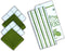 AMOUR INFINI Cotton Kitchen Towels and Dishcloths - 6 Piece Set with 4 Terry Dishcloths and 2 Kitchen Towels
