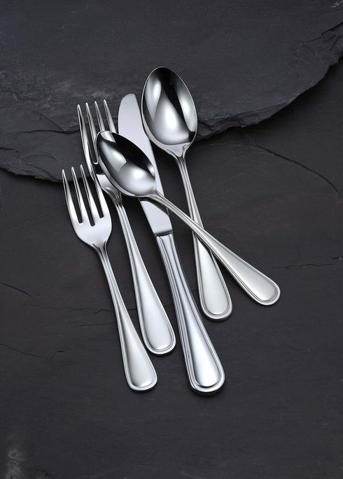 Oneida Foodservice New Rim Teaspoons, 18/10 Stainless Steel, Set of 12