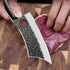 Upgraded Huusk Kitchen Chef Knife Viking Knife with Sheath, Japanese Forged Multipurpose Meat Knives with Gift Box