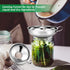 Canning Funnel with Strainer, Food Grade Metal Funnel for Kitchen Use, Large & Small Wide Mouth for Mason Jars