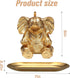ZJ Whoest Gold Elephant Statue For Home Decor Accents Living Room Bookshelf TV Stand Office. Trinket Dish. Retirement